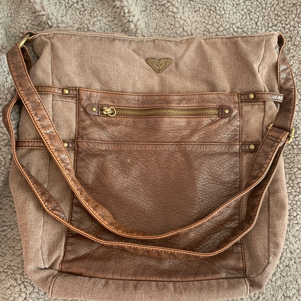 Roxy Over the Shoulder Brown Bag